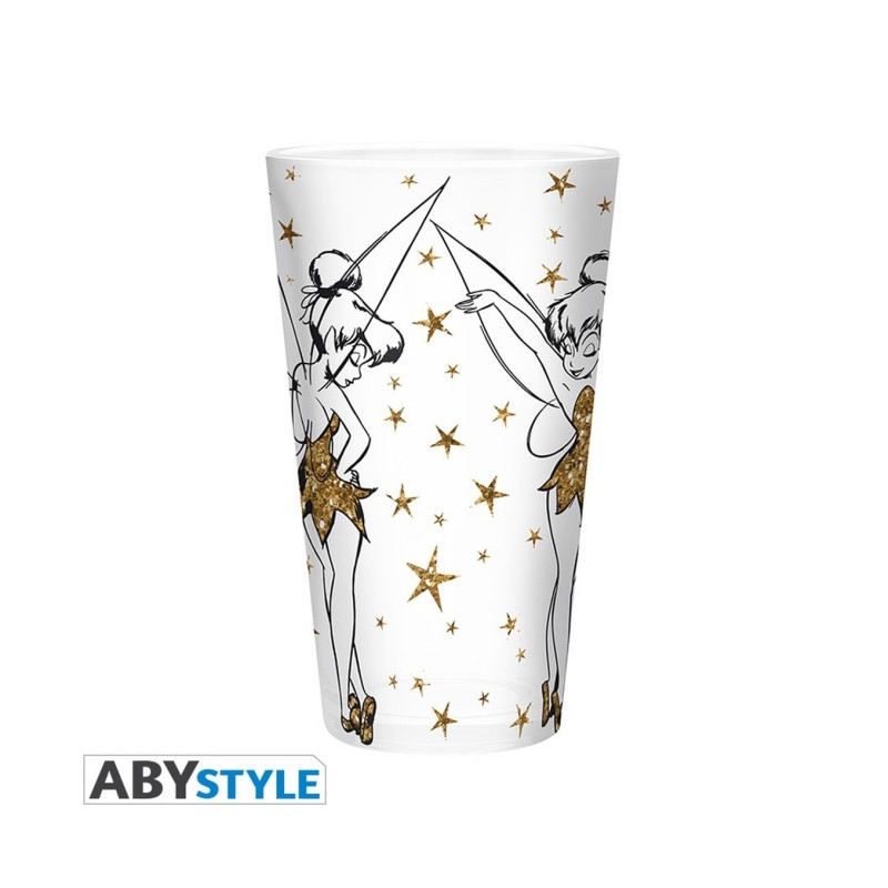 Vaso Disney: Campanilla gold glitter Peter Pan - ABYstyle