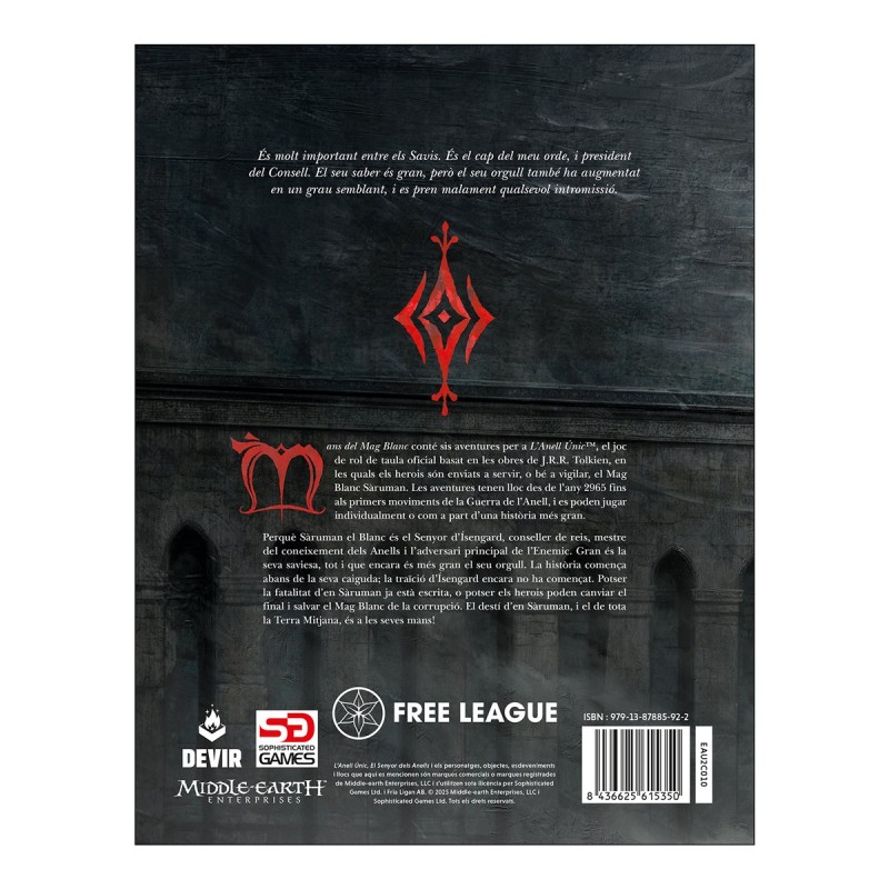 L'Anell únic 2ª ed.: Mans del Mag Blanc (en catalán)