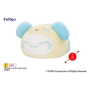 Peluche Nemuneko Cat: panda azul pastel - FuRyu (33 cm)