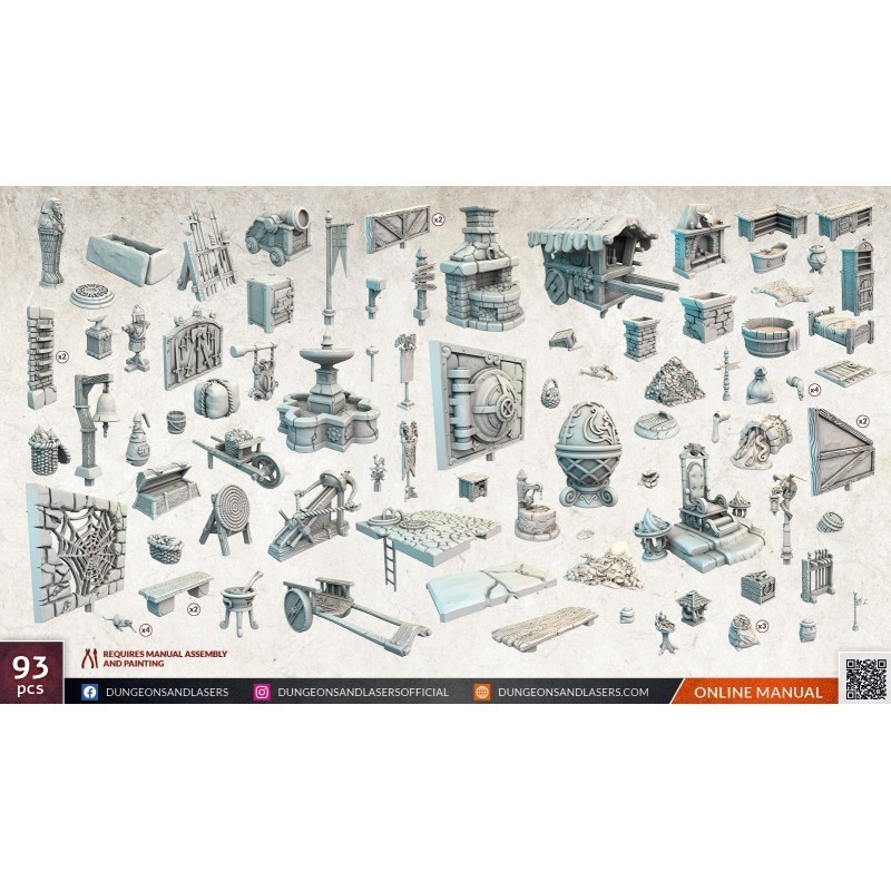 City Bits Bundle - Dungeons & Lasers