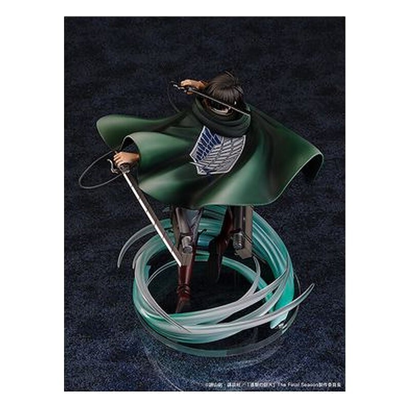 Estatua Levi - Attack on Titan (23,5 cm, escala 1/6)