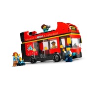 LEGO-60407 Autobús Turístico Rojo de Dos Plantas