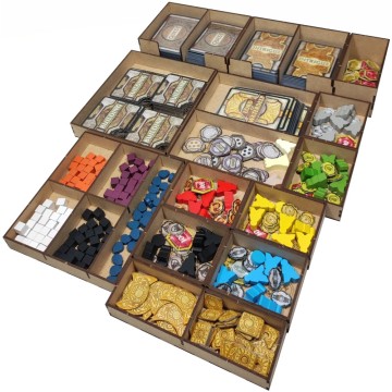 Inserto compatible con LORDS OF WATERDEEP (Base + Exp. Scoundrels of Skullport)
