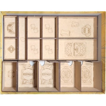 Inserto compatible con LORDS OF WATERDEEP (Base + Exp. Scoundrels of Skullport)