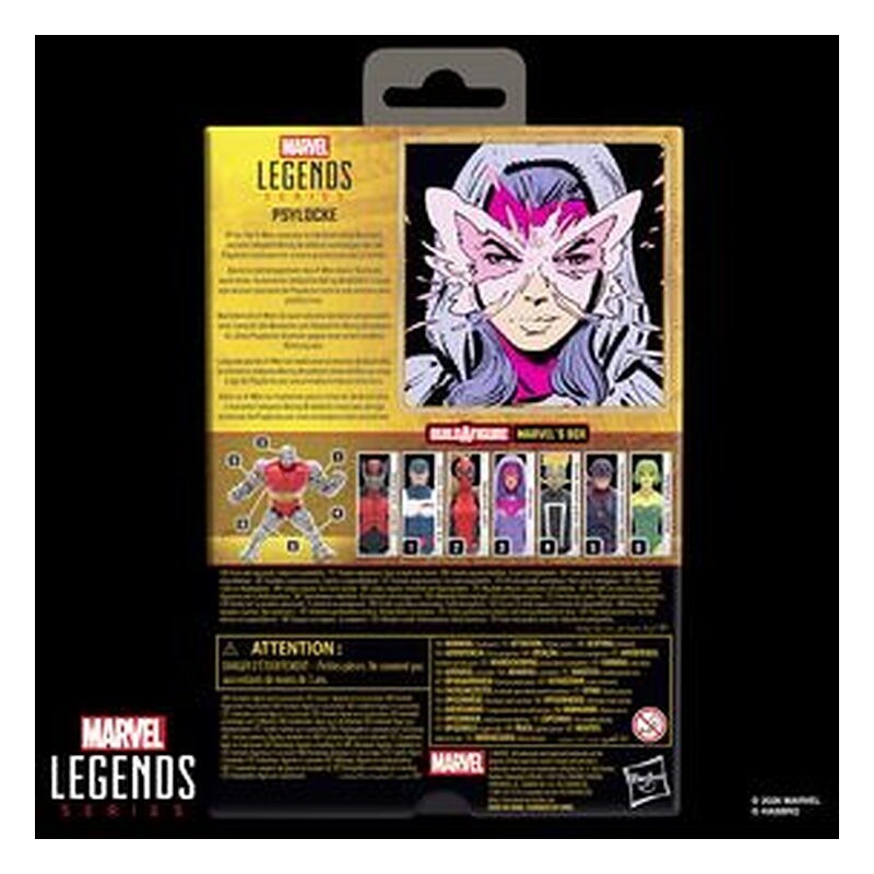 Figura Marvel Legends Series Psylocke - X-Men (15 cm)