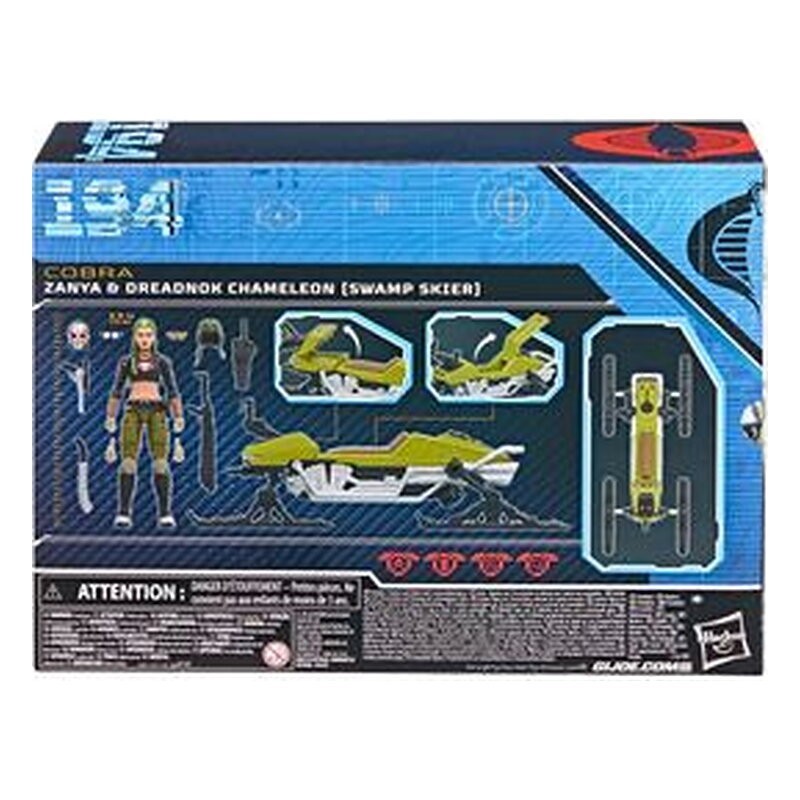 Figura G.I. Joe Classified Series Zanya y Dreadnok Chameleon (Swamp Skier) - G.I. Joe (15 cm)