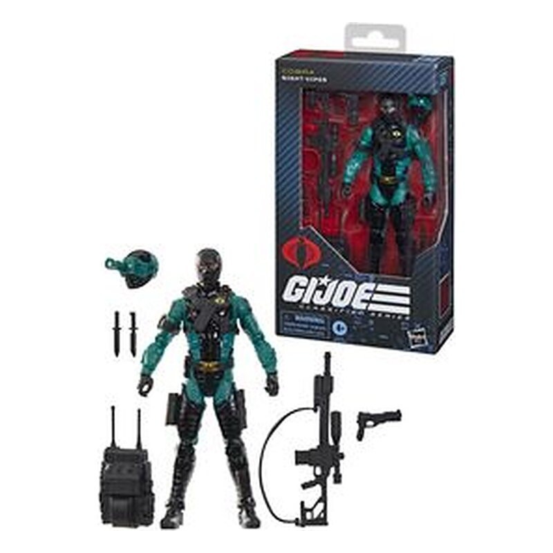 Figura G.I. Joe Classified Series Night-Viper - G.I. Joe (15 cm)