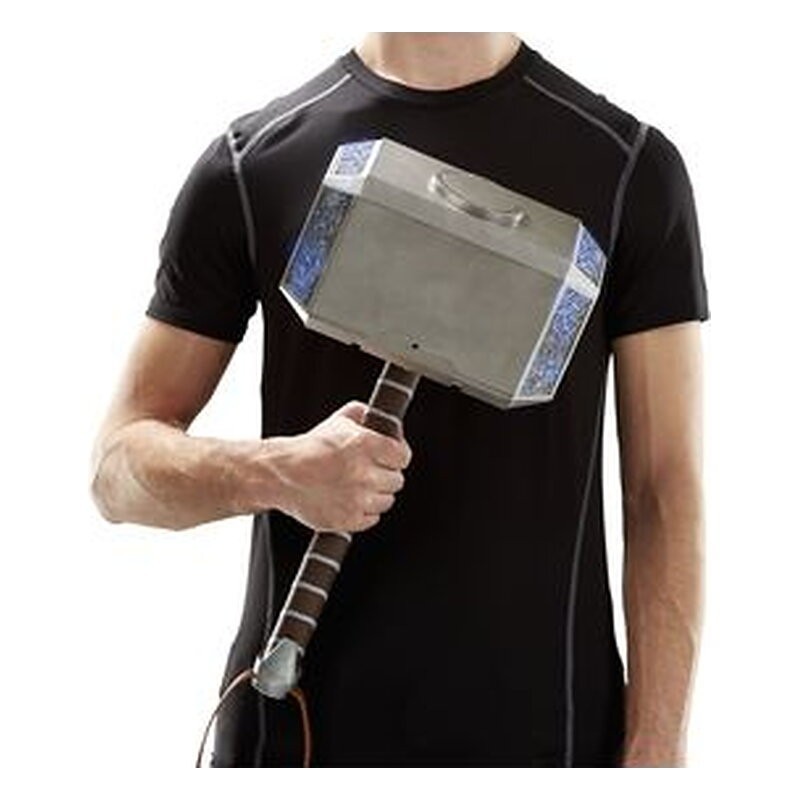Réplica electrónica Mjölnir de Thor Marvel Legends Series - Marvel (50 cm, escala 1:1)