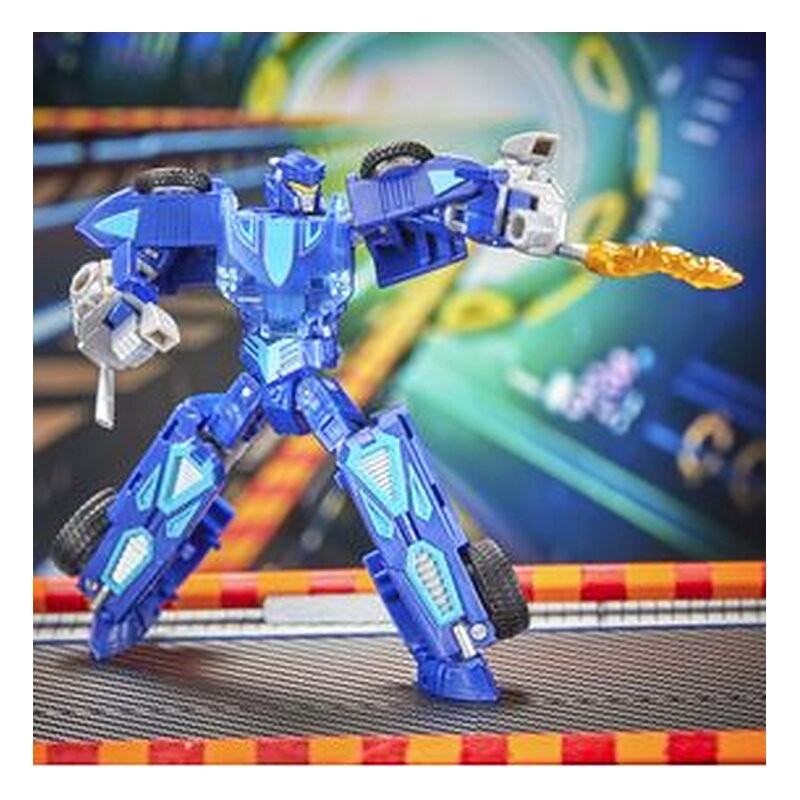 Figura Twin Mill Blue Transformers Collaborative - Hot Wheels (12,5 cm)