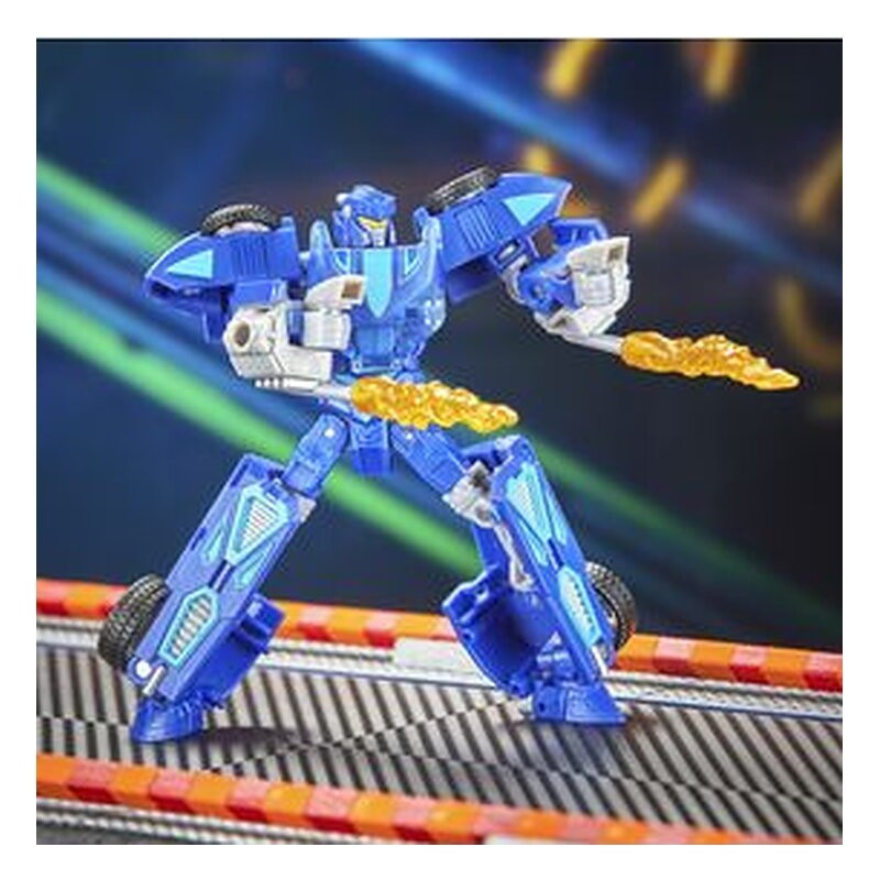 Figura Twin Mill Blue Transformers Collaborative - Hot Wheels (12,5 cm)