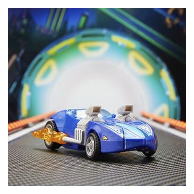 Figura Twin Mill Blue Transformers Collaborative - Hot Wheels (12,5 cm)