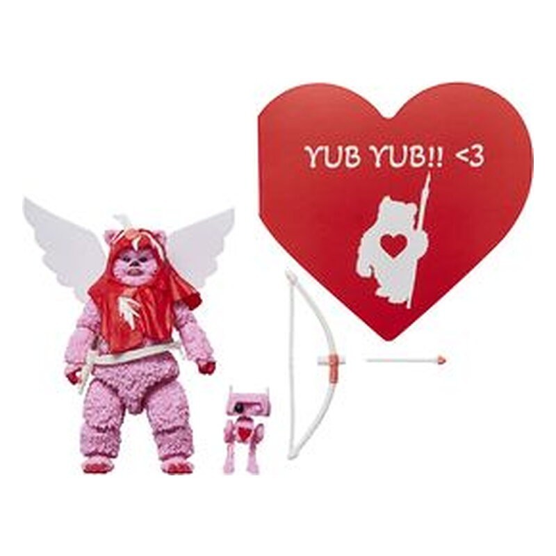 Figura The Black Series Ewok Valentine's Day Edition - Star Wars (15 cm)