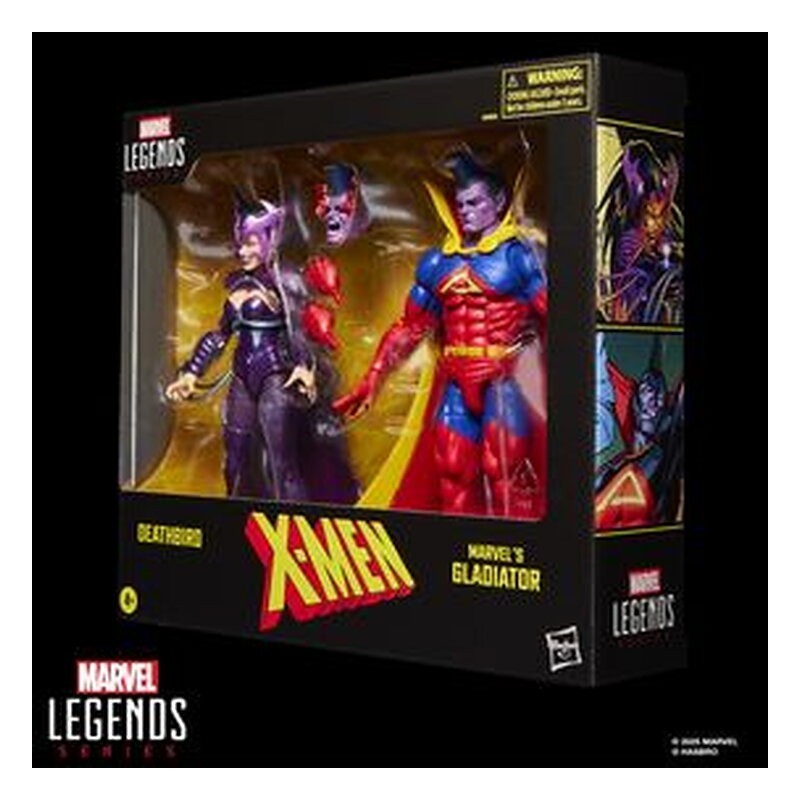 Figura Marvel Legends Series Ave de Muerte y Gladiador - X-Men (15 cm)