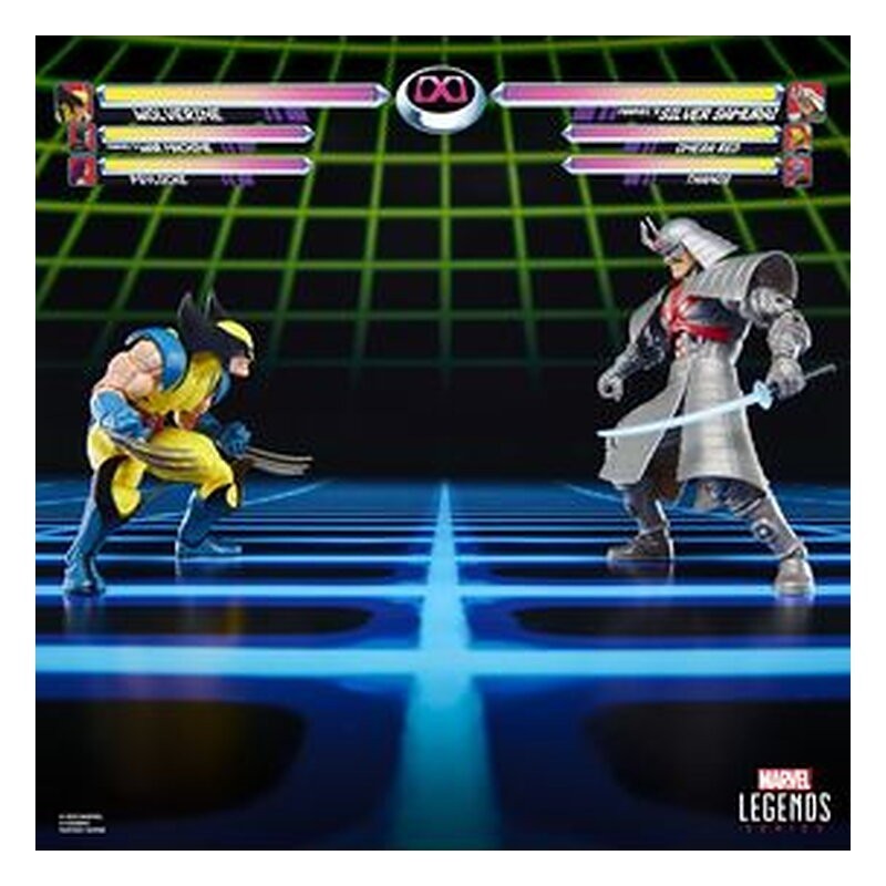Figura Marvel Legends Series Wolverine vs. Silver Samurai Gamerverse - Marvel (15 cm)