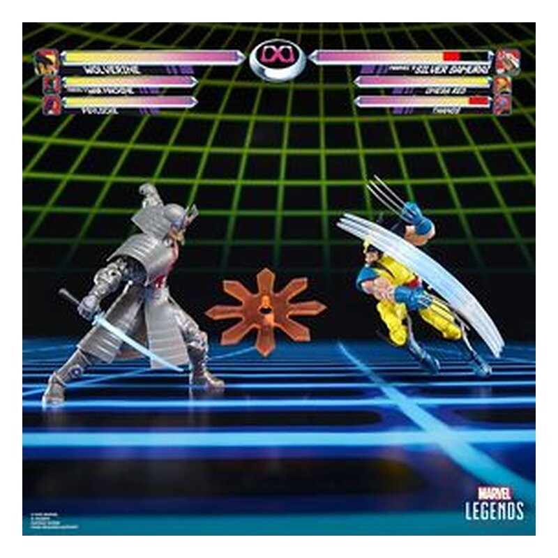 Figura Marvel Legends Series Wolverine vs. Silver Samurai Gamerverse - Marvel (15 cm)