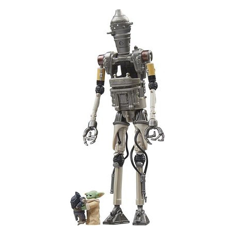 Figura The Vintage Collection IG-12, Grogu y Anzellan set 3 figuras - Star Wars: The Mandalorian (9,5 y 2,5 cm)