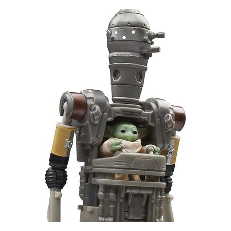Figura The Vintage Collection IG-12, Grogu y Anzellan set 3 figuras - Star Wars: The Mandalorian (9,5 y 2,5 cm)