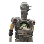 Figura The Vintage Collection IG-12, Grogu y Anzellan set 3 figuras - Star Wars: The Mandalorian (9,5 y 2,5 cm)