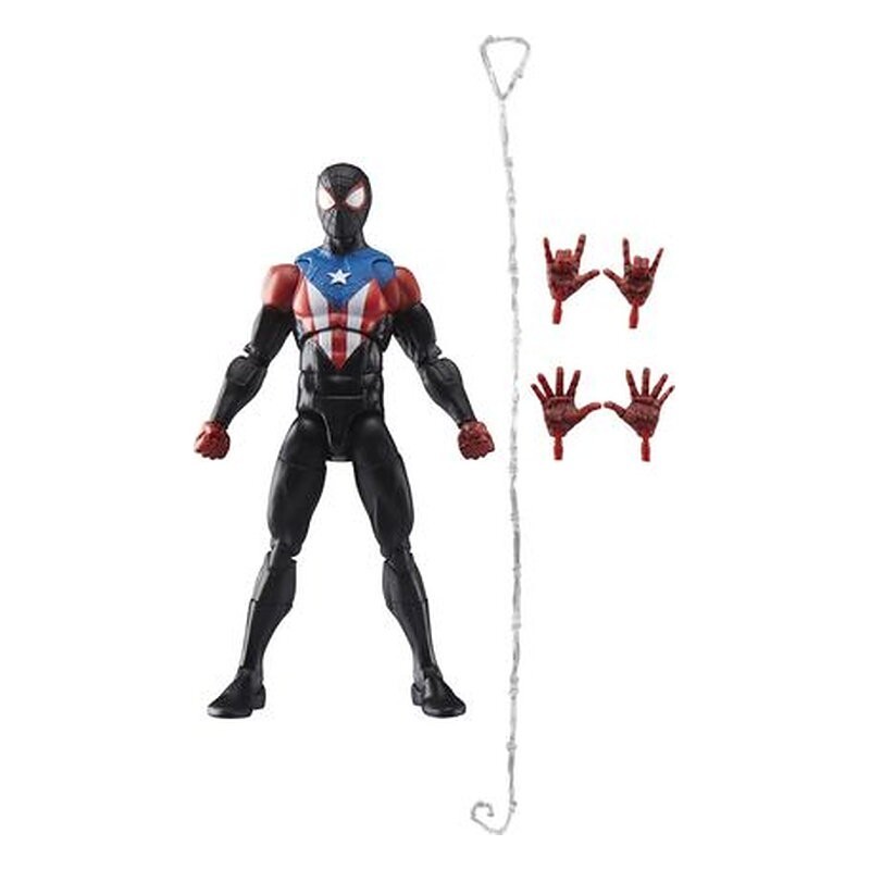 Figura Marvel Legends Series Miles Morales Boricua Suit Version - Spider-Man 2 (15 cm)