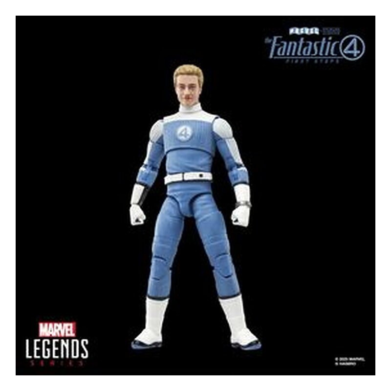 Figura Marvel Legends Series Johnny Storm - Los 4 Fantásticos: Primeros pasos (15 cm)