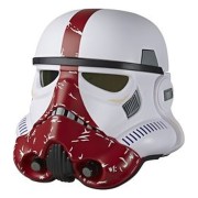 Casco réplica electrónica 1:1 The Black Series Incinerator Stormtrooper - Star Wars: The Mandalorian