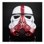 Casco réplica electrónica 1:1 The Black Series Incinerator Stormtrooper - Star Wars: The Mandalorian