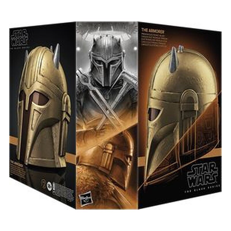 Réplica electrónica 1:1 The Black Series The Armorer Helmet - Star Wars: The Mandalorian