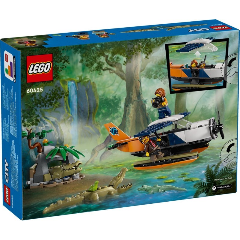 LEGO-60425 Exploradores de la Jungla: Hidroavión