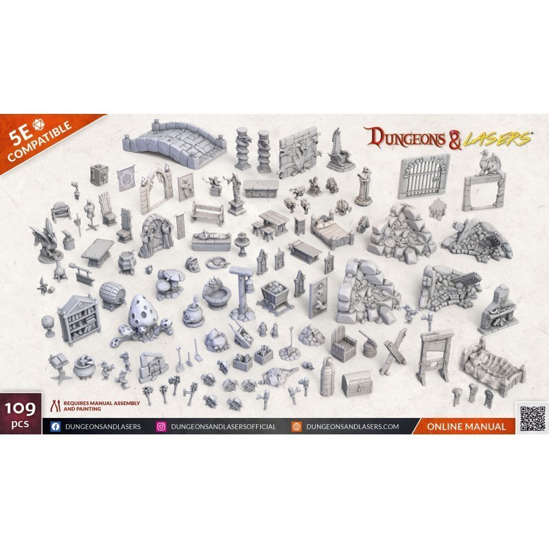 Fantasy Props Pack - Dungeons & Lasers