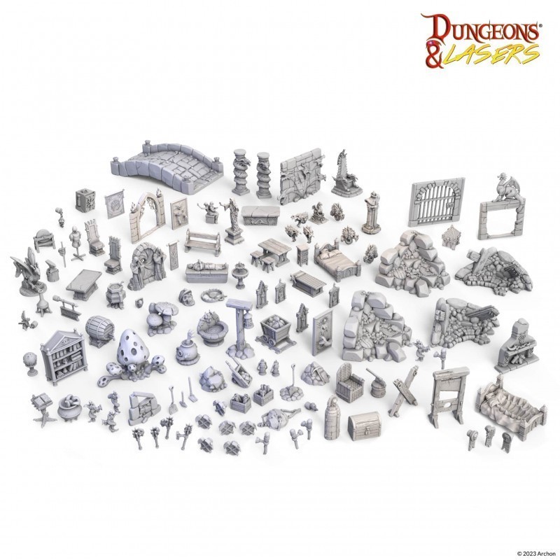 Fantasy Props Pack - Dungeons & Lasers