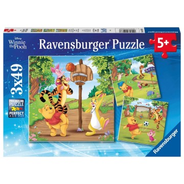 Puzzle 3x49 pz: Winnie the Pooh