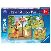 Puzzle 3x49 pz: Winnie the Pooh