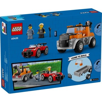 LEGO-60435 Camión Grúa y Reparación del Deportivo