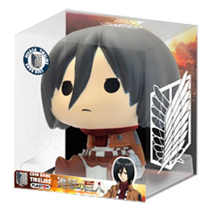 Hucha Plastoy Mikasa chibi - Attack on Titan (16 cm)