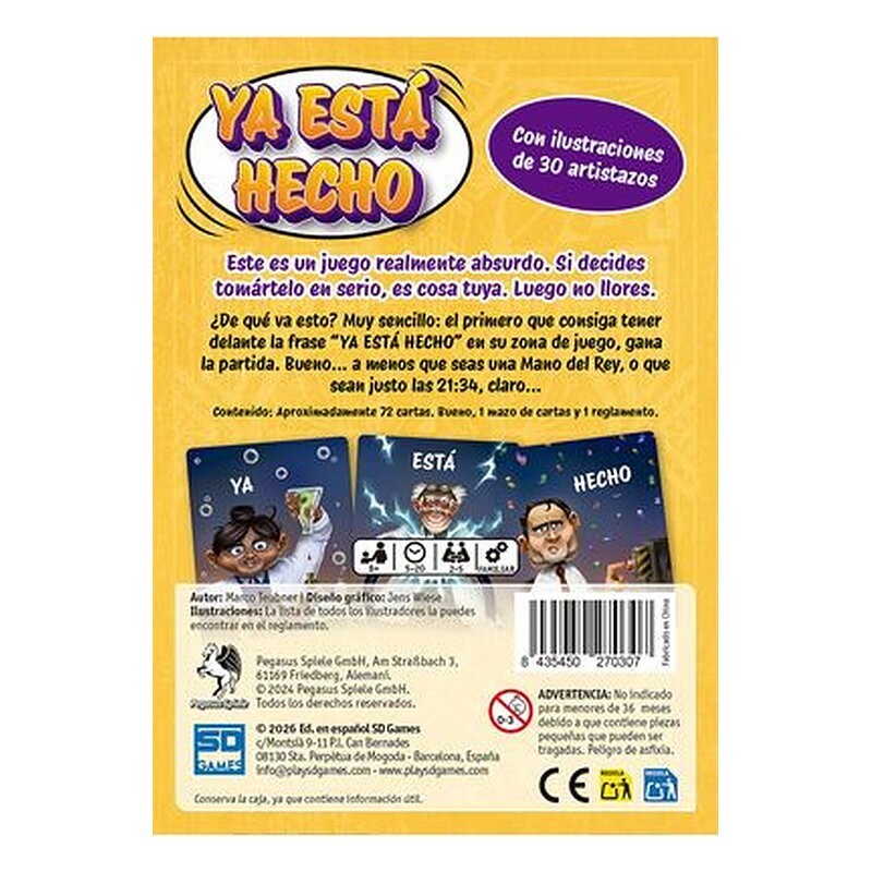 Ya está hecho