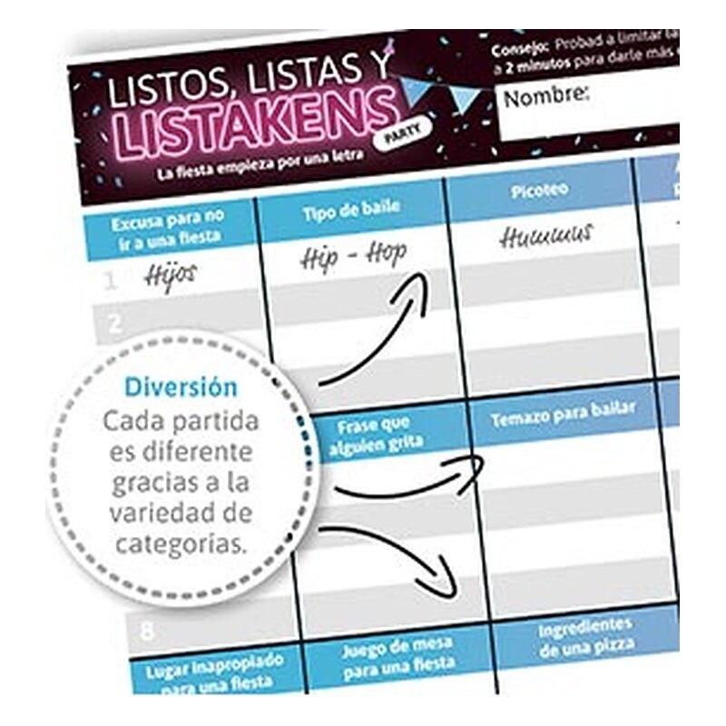 Listos, Listas y Listakens Party