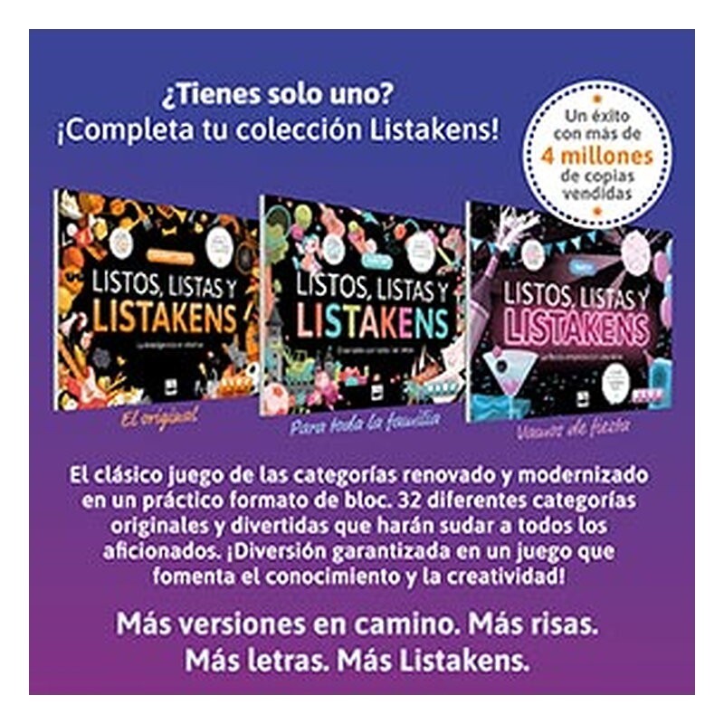 Listos, Listas y Listakens Party