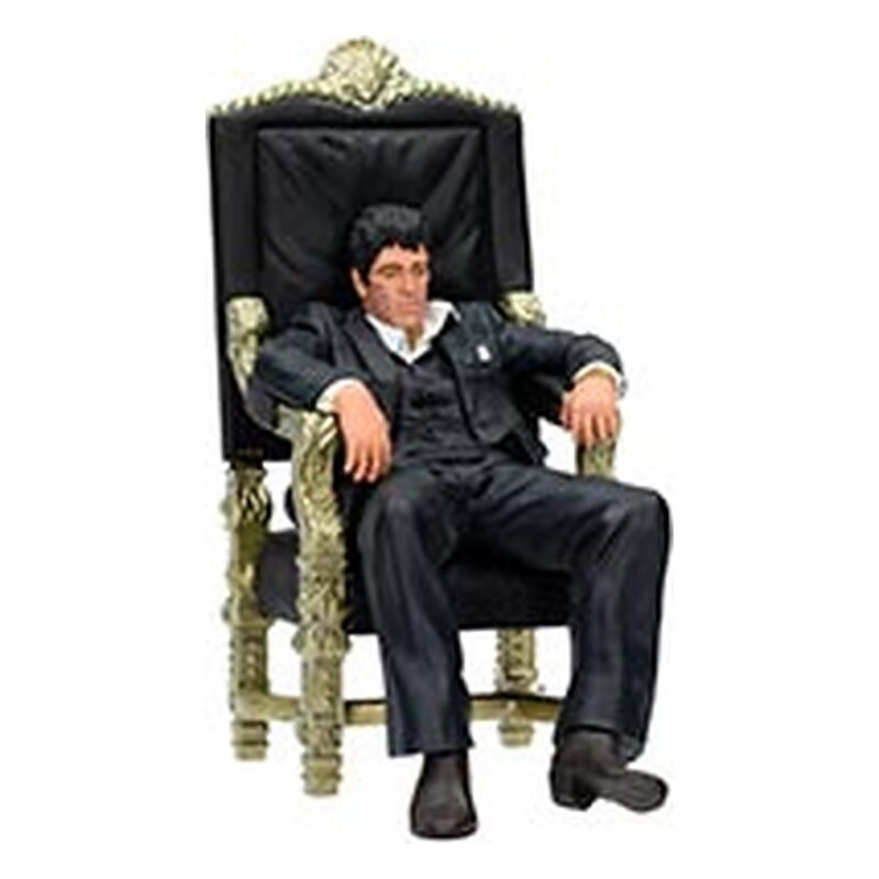 Figura SD Toys Tony Montana sentado - Scarface (18 cm)