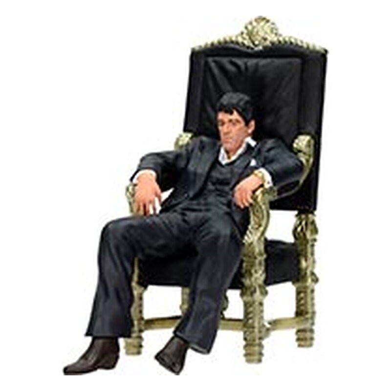 Figura SD Toys Tony Montana sentado - Scarface (18 cm)