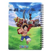 Libreta One Piece: Group efecto 3D - SD Toys (21 x 15 cm)