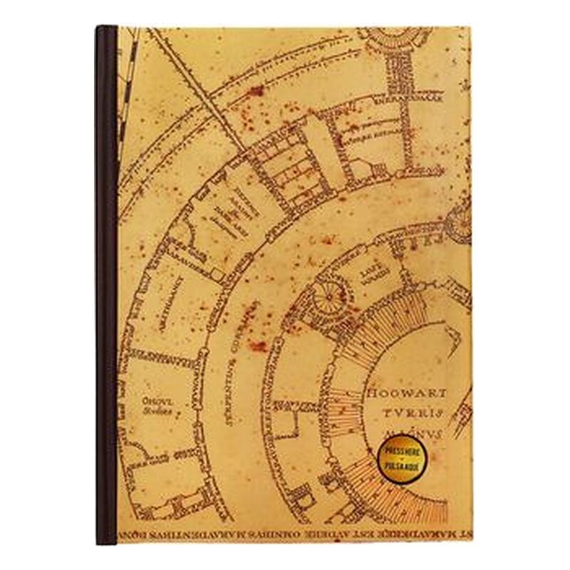 Libreta Harry Potter: Mapa del Merodeador con luz - SD Toys