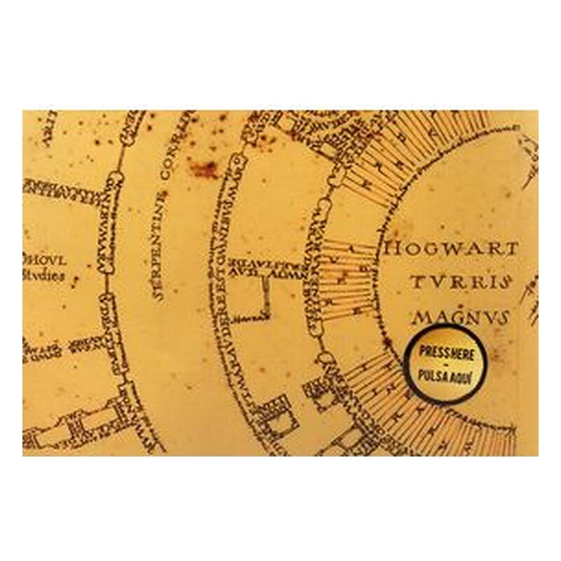 Libreta Harry Potter: Mapa del Merodeador con luz - SD Toys