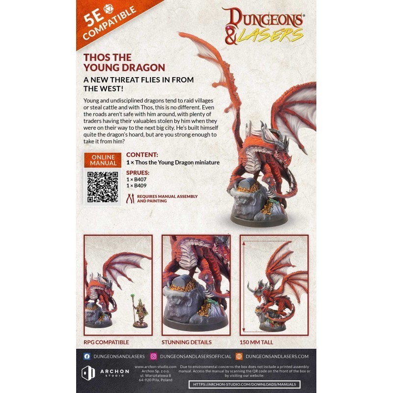 Thos the Young Dragon - Dungeons & Lasers