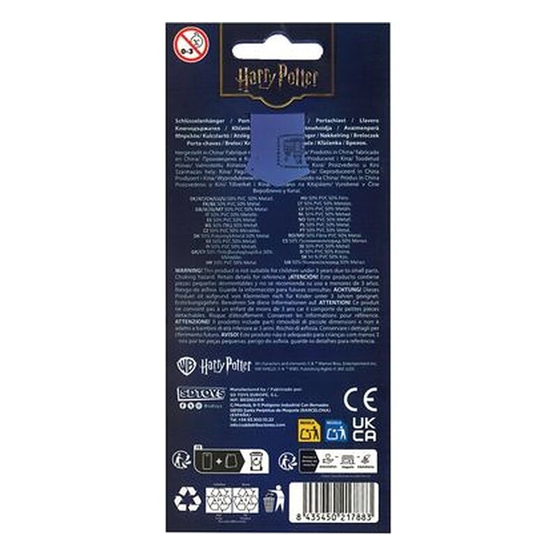 Llavero Harry Potter: Harry Potter con capa roja - SD Toys