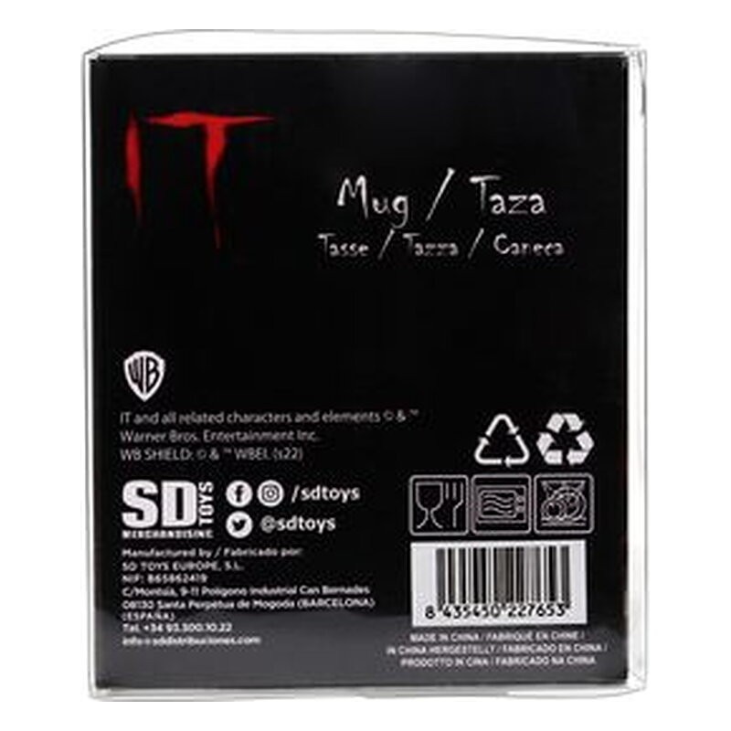 Taza It (2017): Pennywise de cerámica - SD Toys