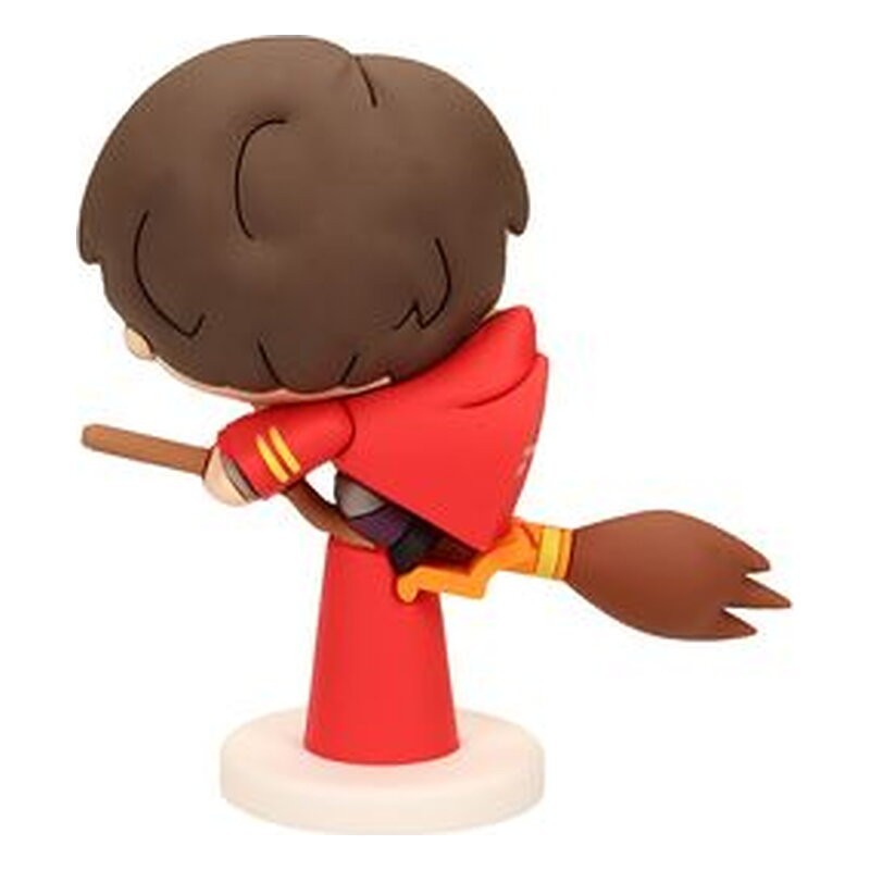 Figura de goma Harry Potter sobre Nimbus con capa roja - Harry Potter