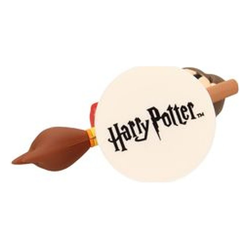 Figura de goma Harry Potter sobre Nimbus con capa roja - Harry Potter
