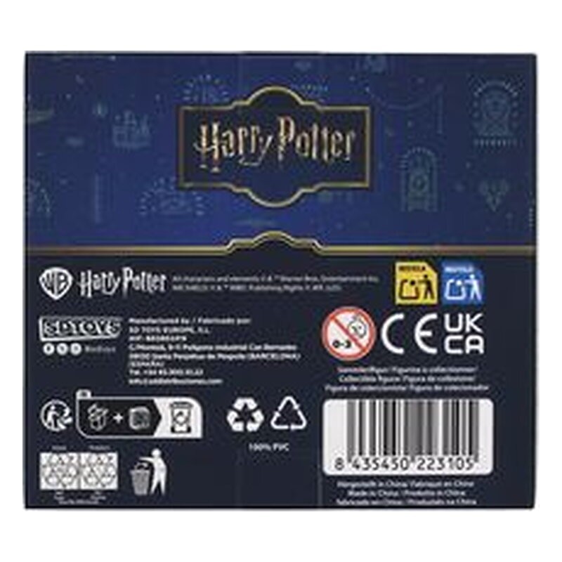 Figura de goma Harry Potter sobre Nimbus con capa roja - Harry Potter