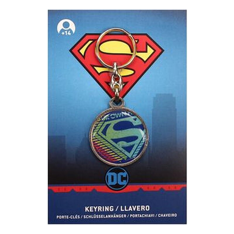 Llavero DC Universe: Superman redondo metal - SD Toys