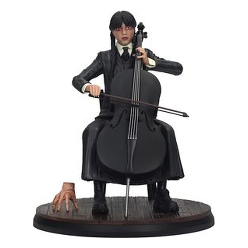 Figura Wednesday Addams con violonchelo - Wednesday (15 cm)